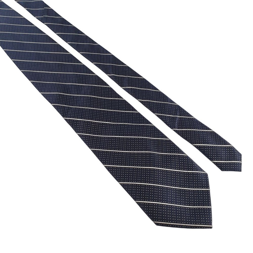 Allyn Saint George Mens Necktie Accessory Blue White Office Work Casual Dad Gift